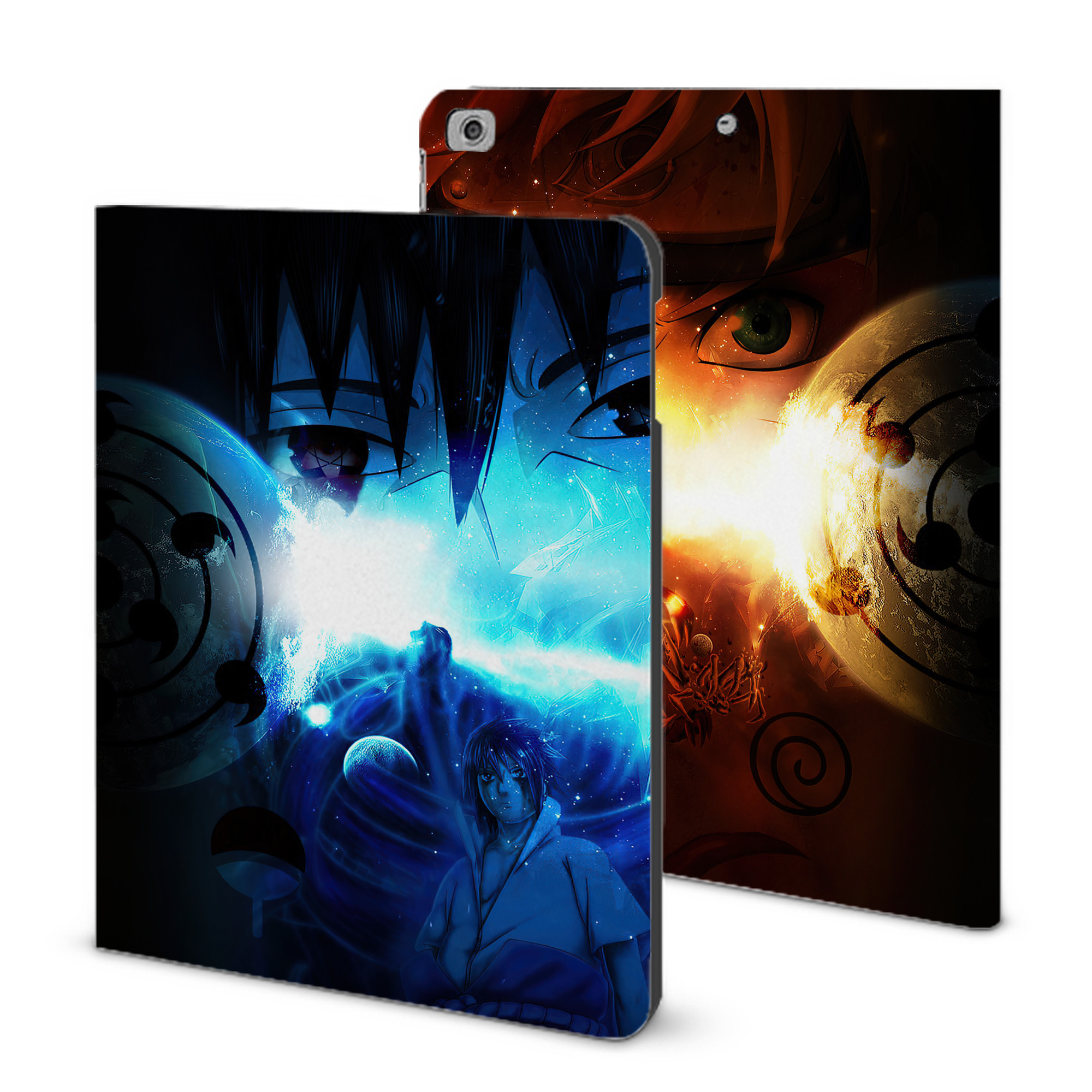 （画像用） NARUTO -ナルト- NARUTO -ナルト- 疾風伝 IPad ケース ブック型 PUレザー TPU 耐衝撃 軽量 薄型 ペン収納なし 全面保護 IPad 各モデル対応